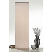 heimtexland Schiebegardine Batist Optik Natur Flächenvorhang Gardine Typ410 (1 St), Paneelwagen, transparent, Polyester in Batist-Optik, transparent, mit Zubehör, Schiebevorhang, HxB 245x60 cm
