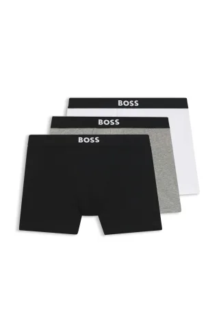 BOSS Menswear Black - BoxerBr 3P BOSS ONE Assorted-Pre-Pack - Gr. - S
