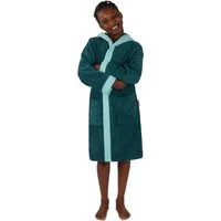normani Kinderbademantel Frottee Kinderbademantel aus Bio-Baumwolle, Bio-Baumwolle, Kapuze, Bindegürtel, Kapuzenbademantel für Kids