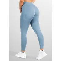 Smilodox Leggings Amaze Pro mit Scrunch-Effekt, High Waist V-Shape Sport & Yogahose Seamless Push Up Booty Fitnesshose Blickdicht Yoga Gym Figurformend