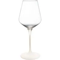 Villeroy & Boch Weißweinglas Manufacture Weißweinkelch, 4-tlg., Glas, Kristallglas, 4 Stck, Handwäsche empfohlen