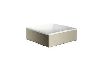 Hansgrohe Aufsatzwaschtisch AXOR Suite Basins&Bathtubs 285x285mm o.Hl.Ül weiss/polished nickel, 4200 42002830