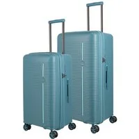 travelite Trolleyset ROOMER Trunk 2-teilig, 4 Rollen, (Set, 2 tlg), Volumenerweiterung – ideal für Hand- und Aufgabegepäck
