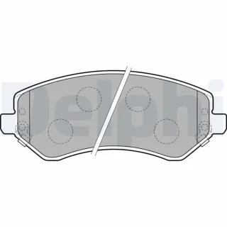Delphi Bremsbel?ge vorne LP1773 Chrysler Voyager Dodge Caravan Jeep Cherokee