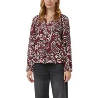 s.Oliver Langarmbluse mit floralen Muster