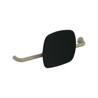 Hewi 801 Rückenstütze 801.51.9263R86 Wandabstand 150mm, Ausführung rechts, Lehne tiefschwarz, sand