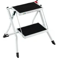 COSTWAY Klapptritt, 2 Stufen, 20cm breit, 150kg belastbar, klappbar