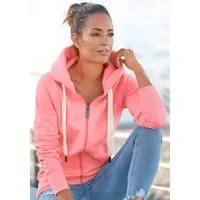 Elbsand Kapuzensweatjacke Kelda mit Logoprint und Taschen, lässige Freizeitjacke, sportlich-casual
