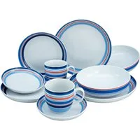 CreaTable Kombiservice (10-tlg), 2 Personen, Porzellan