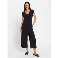 heine Jumpsuit Jumpsuit Kurzarm Innenbeinlänge ca. 54 cm