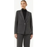 comma Jackenblazer Indoor-Blazer Taillierter Jersey-Blazer mit Leistentaschen