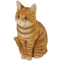 abc HOME Dekofigur Katze, Kunststoff, Bewegungsmelder Miauen