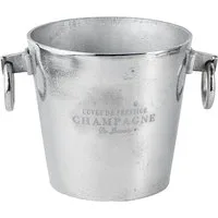 MichaelNoll Wein- und Sektkühler Champagnerkühler Flaschenkühler Aluminium S, M, L, 20 cm, 23 cm, 32 cm
