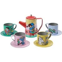 Pippi Langstrumpf Spielgeschirr Pippi Langstrumpf Unisex Kinder, (10-tlg)