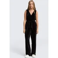 TOM TAILOR Denim Jumpsuit Overalls Relaxed Jumpsuit aus Samt