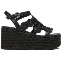 Badura Badura Damensandalen Schwarz Badura-EO-AMANI-LT0228-26-806 Schwarz Sandale