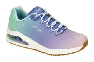 Skechers 155628 BLMT Damen Sneaker UNO 2 - COLOR WAVES Mehrfarbig Blue/Multi