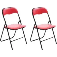 CLP Klappstuhl Felix (2er Set), klappbar, pflegeleicht, gepolstert