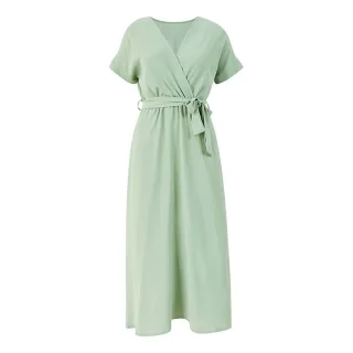 Mela London - Wickelkleid für Damen (Grün)