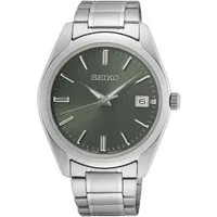 Seiko Quarzuhr SUR527P1, Armbanduhr, Herrenuhr, Damenuhr, Datum, Saphirglas, Edelstahlarmband