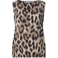STREET ONE Shirttop LTD QR printed jersey v-neck t
