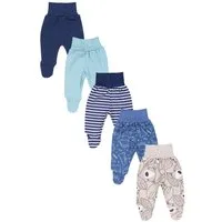 TupTam Schlupfhose TupTam Baby Unisex Hose mit Fuß Bunte 5er Pack