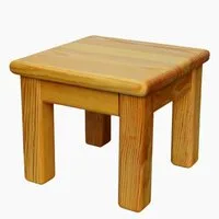 Madera Spielzeuge Hocker Kleiner Hocker (packung, 1 hocker), Made in Germany - Belastbar 150kg