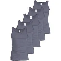 HAASIS Bodywear 1919 Achselhemd Herren Unterhemd 77505011-M (Packung, 5-St., 5er Pack) klassisches Unterhemd, Rundhals