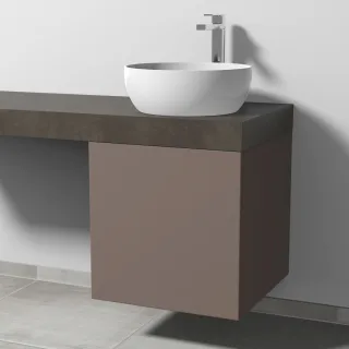 Sanipa WTU mit Tür A: rechts 2morrow (P3360R) 510x500x520 Taupe-Matt, P33601TR P33601TR