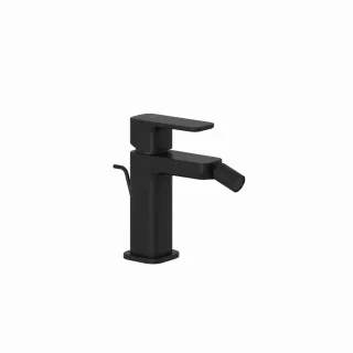 Kludi RENON Bidet-Einhandmischer mit Ablaufgarnitur mattschwarz, 422163975 422163975