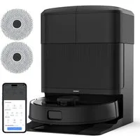 AIRROBO Nass-Trocken-Saugroboter M2 Saugroboter mit Wischfunktion, All-in-One-Station, 55 W, automatische Entleerung, Reinigung & Trocknung, 15000 Pa Saugkraft, LiDAR-Navigation, 180 min Laufzeit