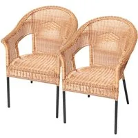 MERXX Gartensessel Ravenna (Set, 2-St), 2er Set, Polyrattan