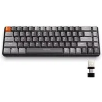 ATTACK SHARK K68 mechanische Wireless-Tastatur Gaming Kabellose Tastatur Gaming-Tastatur (Ergonomisch leicht, Flexibler Dual-Mode)