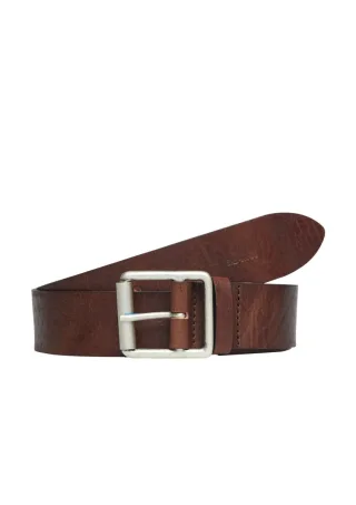 s.Oliver Red Label - Ledergürtel mit Dornschließe braun - Gr. - 90