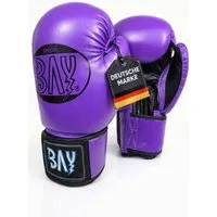 BAY-Sports Boxhandschuhe Future stabil & komfortabel für Boxen, Kickboxen, MMA & Sparring lila (Paar), 8, 10 und 12 Unzen, besonders stabil und komfortabel
