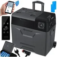 KESSER Kühlbox, 50 l, Kompressor Kühlbox elektrisch Gefrierbox, Mit APP-Steuerung