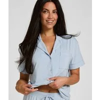 Hunkemöller Pyjama Kurzärmelige Jersey-Jacke Essential