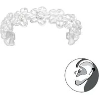ALEXANDER YORK Ohrklemme Ear Cuff BLÜTEN mit Zirkonia