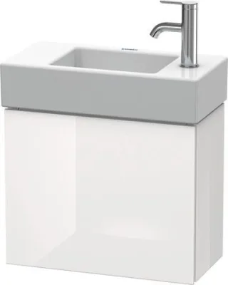 Duravit L-Cube Waschtischunterbau wandhängend Weiß Hochglanz 480x240x400 mm - LC6246L2222 LC6246L2222