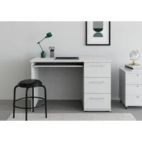 VOGL Möbelfabrik Schreibtisch Tobi, mit 3 Schubkästen, optional mit Tastaturauszug, Breite 115 cm