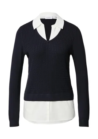 comma - Strickpullover blau - Gr. - 42