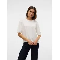Vero Moda Kurzarmpullover VMSILJE 2/4 O-NCK OVERSIZE PULL GA NOOS Viskosemischung, oversize