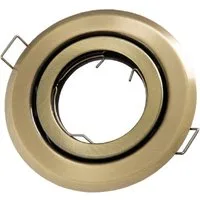 LED-Line LED Einbaustrahler GU10 Einbaurahmen Rund Ø85mm Bohrloch inkl. GU10 Fassung