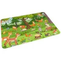nikima Platzset stabiles Vinyl Tischset Waldtiere Kinder Platzset abwaschbar, (1-St)
