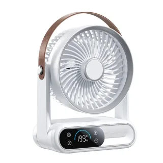 Tevorex S26 Portable Desktop Circulation Fan 199 Speeds Adjustable Ultra Quiet Operation Long Battery Rechargeable Cooli