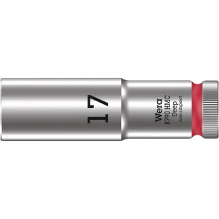 Wera 8790 HMC Deep Steckschlüsseleinsatz mit 1/2"-Antrieb Rot - 05004557001