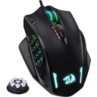 Redragon M908 Kabelgebundene Laser MMO mit Hochpräziser Betätigung, 12400 DPI Gaming-Maus (kabelgebunden, RGB-Hintergrundbeleuchtung & programmierbare Tasten)