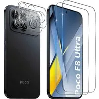 SmartUP Displayschutzglas 2X Schutzglas für Xiaomi Poco F8 Ultra Display Kamera Panzerfolie Full für Für Xiaomi Poco F8 Ultra 5G, kompletter Rundumschutz
