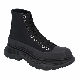 Alexander McQueen Tread Slick Stiefel in Schwarz