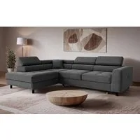 OTTO home Ecksofa AADEN Schlafsofa 254 cm - OTTO. Verlässliche Qualität., mit Bettfunktion, Bettkasten, Kopfstützen, rechts/links bestellbar